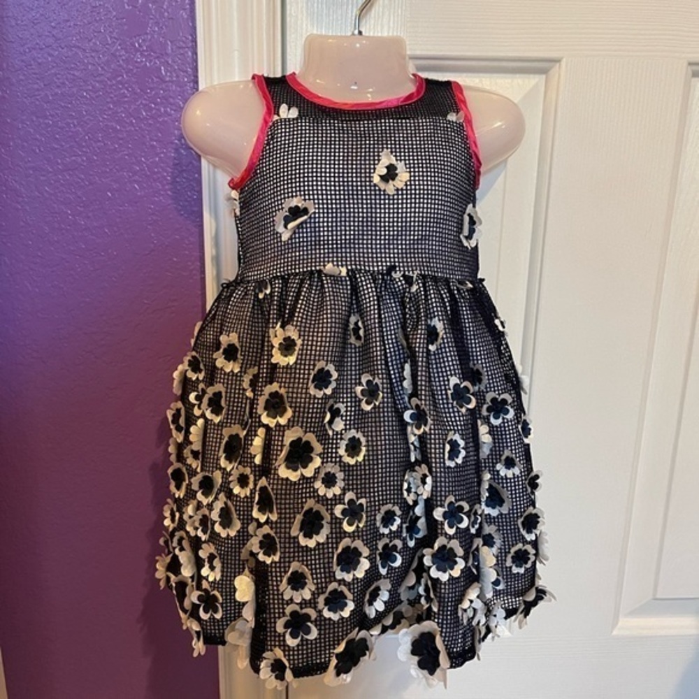 Little angels little girl net flower dress size 2T
